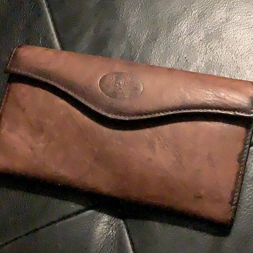 Women’s Vintage Trifold Buxton Top Grain Cowhide Brown leather Wallet